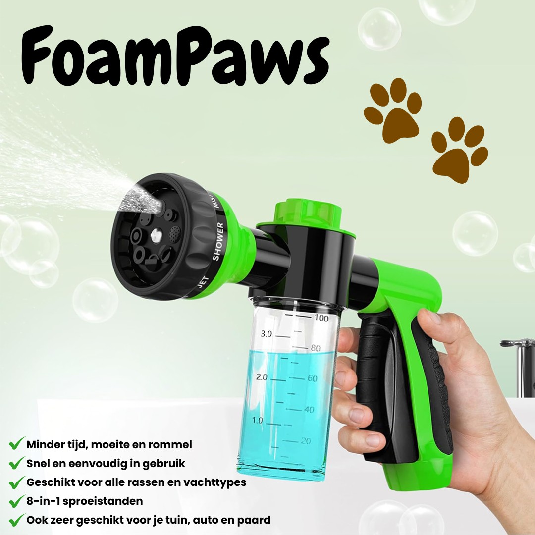 FoamPaws™ Honden Schuimpistool